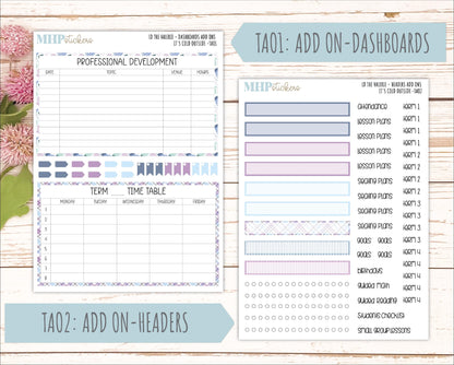 JANUARY Stickers for The Valerie Laurel Denise Planner (Formerly Teacher Planner) "It's Cold Outside" || TC