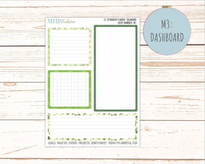 MARCH Monthly Kit for 7x9 Erin Condren Planners. 2026 Collection "Lucky Shamrock" || ECM