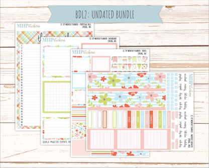 MARCH Monthly Kit for 7x9 Erin Condren Planners. 2026 Collection "Spring" || ECM