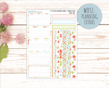 MARCH Weekly Dashboard Kit for 7x9 Erin Condren Planners. 2026 Collection "Spring" || ECWDS