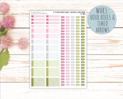 FEBRUARY Weekly Hourly Planning Kits for 7x9 Erin Condren Planners. 2026 Collection "Fly" || ECWHR