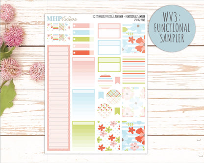 MARCH Weekly Vertical Kits for 7x9 Erin Condren Planners. 2026 Collection "Spring" || ECWV