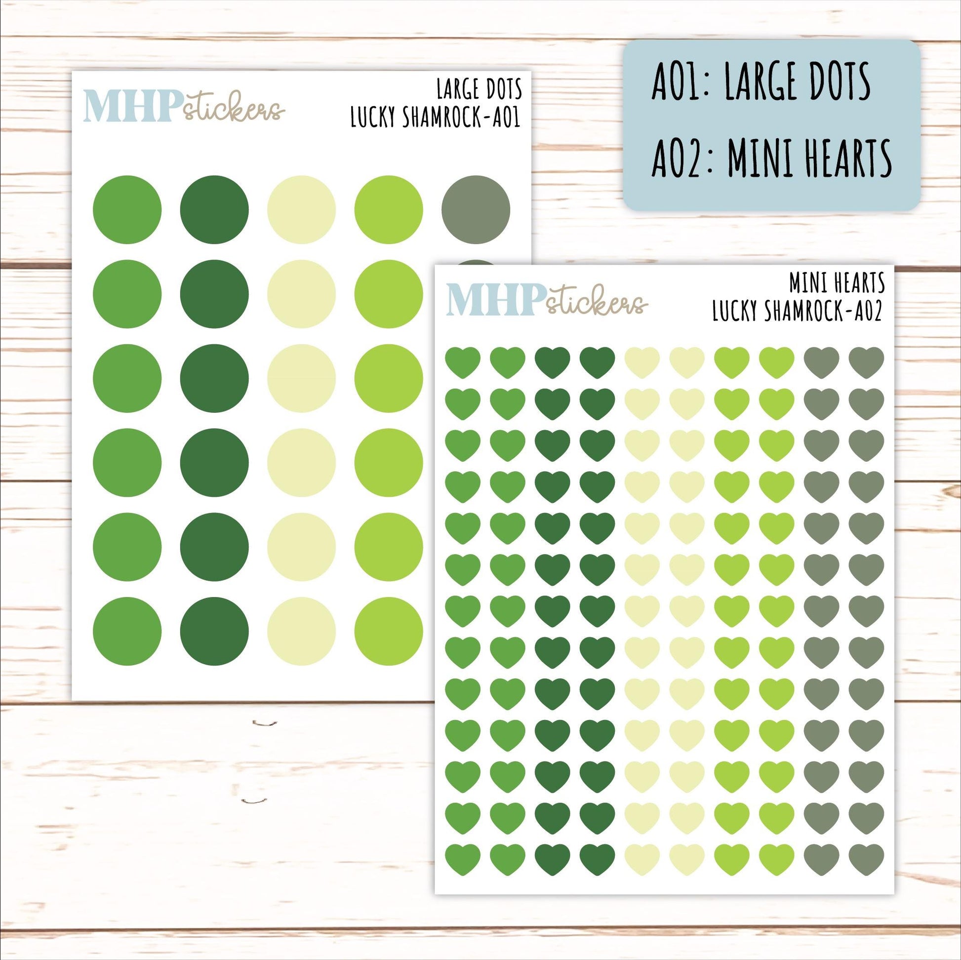 ADD-On's for Monthly Kits "Lucky Shamrock" || AO