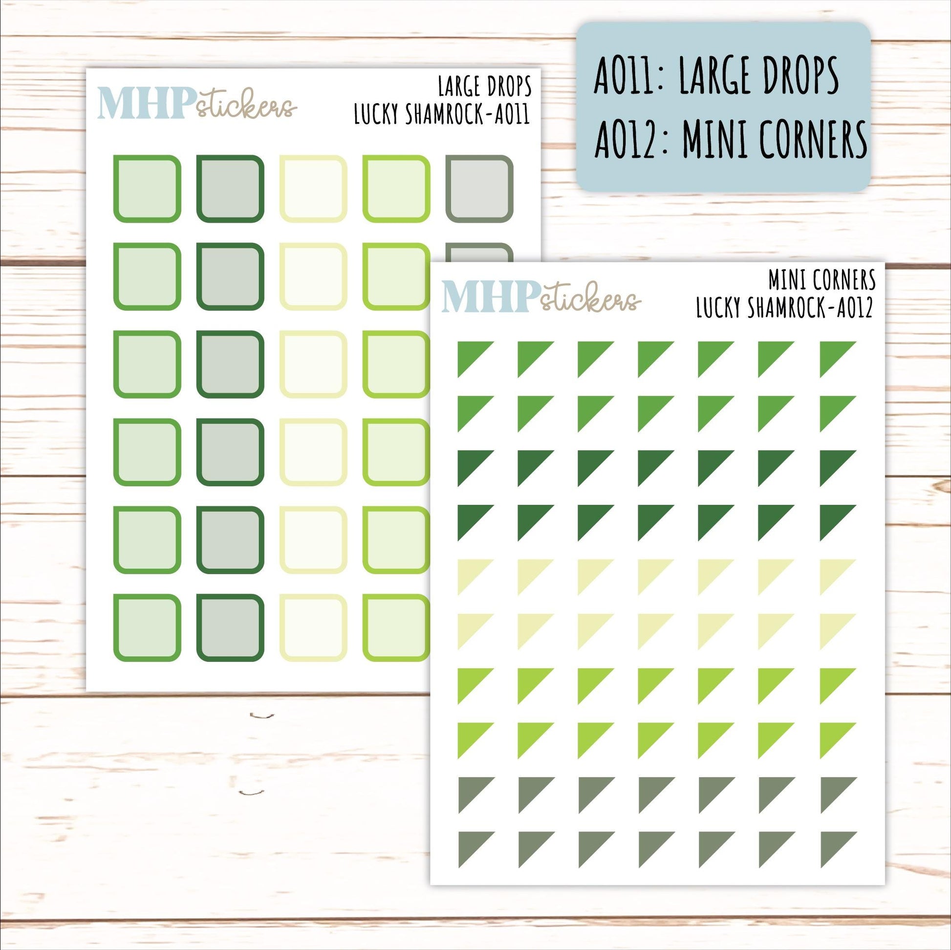 ADD-On's for Monthly Kits "Lucky Shamrock" || AO