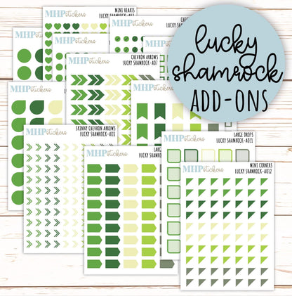 ADD-On's for Monthly Kits "Lucky Shamrock" || AO