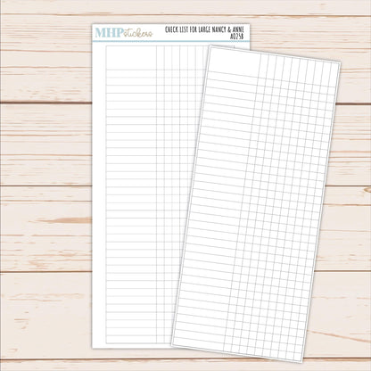 Checklist Dashboard for Planners || AO25