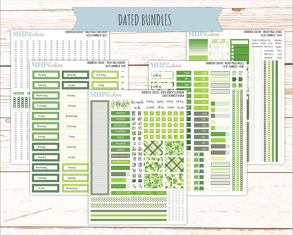 MARCH 2026 Stickers for Hobonichi Cousin. A5 Planners "Lucky Shamrock" || HC