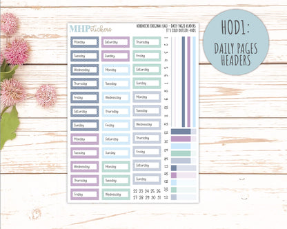 JANUARY 2026 Stickers for Hobonichi Techo Original. A6 Planners "It's Cold Outside" || HO