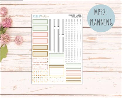 APRIL 2026 Stickers for The Small Rose Laurel Denise Planner (Formerly Mini Project Planner) "Easter Garden" || MPP
