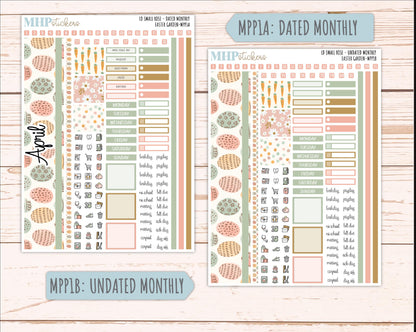 APRIL 2026 Stickers for The Small Rose Laurel Denise Planner (Formerly Mini Project Planner) "Easter Garden" || MPP