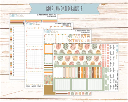 APRIL Monthly Kit for 7x9 Erin Condren Planners. 2026 Collection "Easter Garden" || ECM