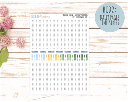 APRIL 2026 Stickers for Hobonichi Cousin. A5 Planners "Bee's Knees Flowers" || HC