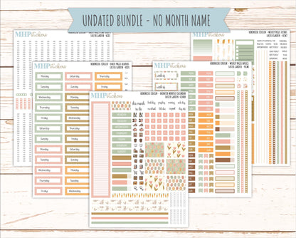 APRIL 2026 Stickers for Hobonichi Cousin. A5 Planners "Easter Garden" || HC