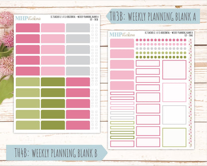 FEBRUARY Stickers for EC Teacher Lesson Planner - Horizontal Layout. 2026 Collection "Fly" || ECTH