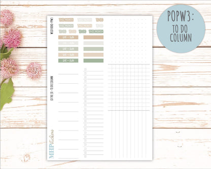 NOVEMBER 2025 Stickers for The Jo Laurel Denise Planner (Formerly Pop-Up Planner) "Wild Boho" || POP