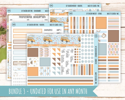 SEPTEMBER Stickers for The Valerie Laurel Denise Planner (Formerly Teacher Planner) "Back to School" || TBTS