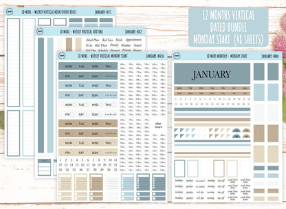 Neutral Color Bundles for Small Horizontal & Vertical Laurel Denise Planners. (Formerly Mini Planner) || NMBDLS