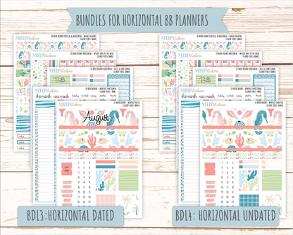 August 2025 Stickers for The Mae & The Kristy Laurel Denise Planners ( Formerly Book Bound Planner) "Island Vibes" || BB