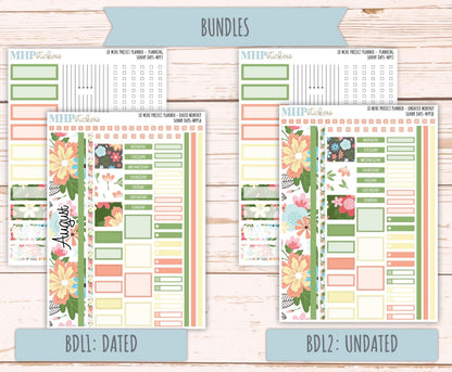 AUGUST 2025 Stickers for The Rose Small Laurel Denise Planner (Formerly Mini Project Planner) "Sunny Days" || MPPSD
