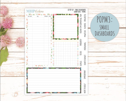 August 2025 Stickers for The Jo Laurel Denise Planner (Formerly Pop-Up Planner) "Sunny Days" || POPIV