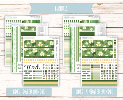 MARCH Stickers for The Rose Large Laurel Denise Planner (Formerly Project Planner) "St Patricks Flare" || PPSPF