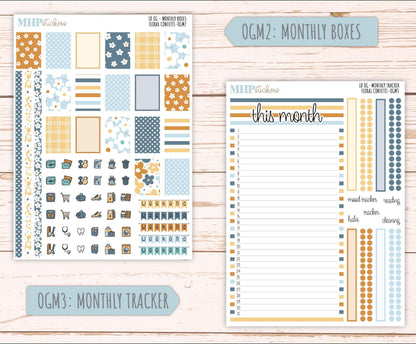 JUNE 2025 Stickers for Large size Horizontal & Vertical Laurel Denise Planners. (Formerly Original Size) "Floral Confetti" || OGFC