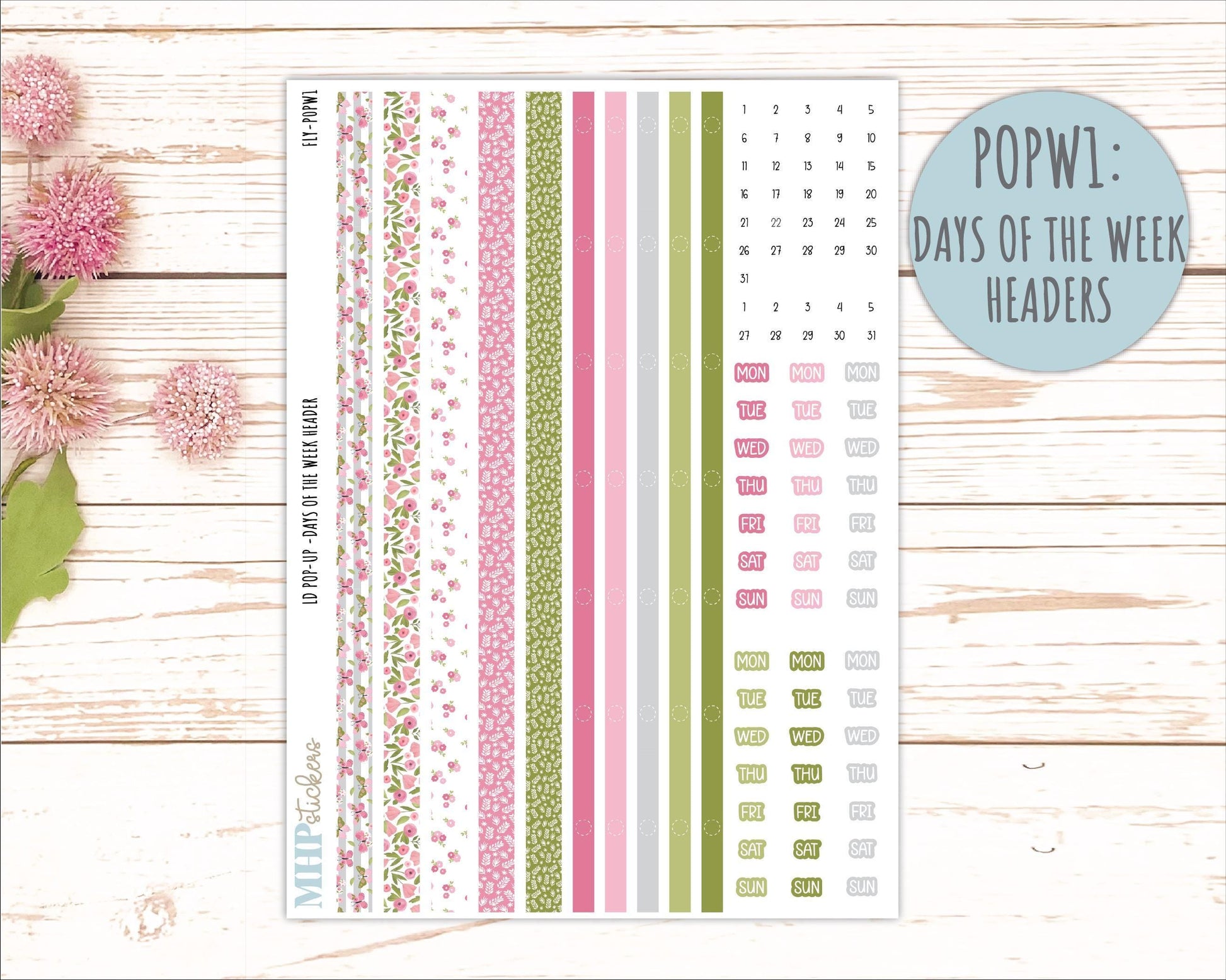 FEBRUARY 2026 Stickers for The Jo, Laurel Denise Planner (Formerly Pop-Up Planner) "Fly" || POP