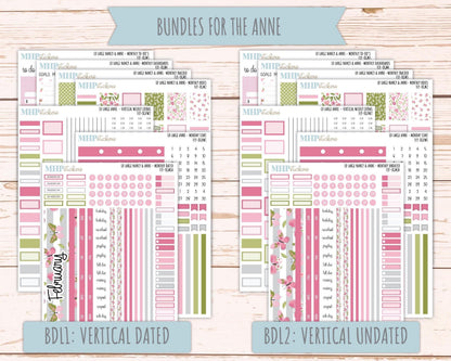 FEBRUARY 2026 Stickers for Large Nancy & Anne Planners (Formerly Original Size). For Laurel Denise Planners. "Fly" || OG