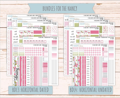 FEBRUARY 2026 Stickers for Large Nancy & Anne Planners (Formerly Original Size). For Laurel Denise Planners. "Fly" || OG