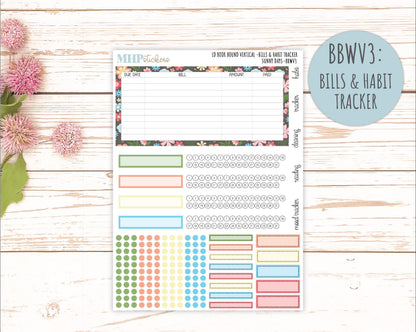 August 2025 Stickers for The Mae & The Kristy Laurel Denise Planners ( Formerly Book Bound Planner) "Sunny Days" || BBSD