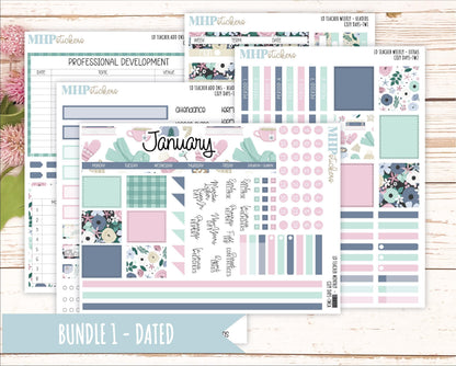 JANUARY Stickers for The Valerie Laurel Denise Planner (Formerly Teacher Planner) "Cozy Days" || TCD