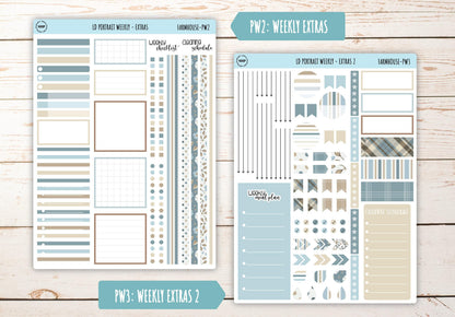 SEPTEMBER Stickers for The Scout Laurel Denise Planner (formerly Portrait Planner). "Farmhouse" || PFH