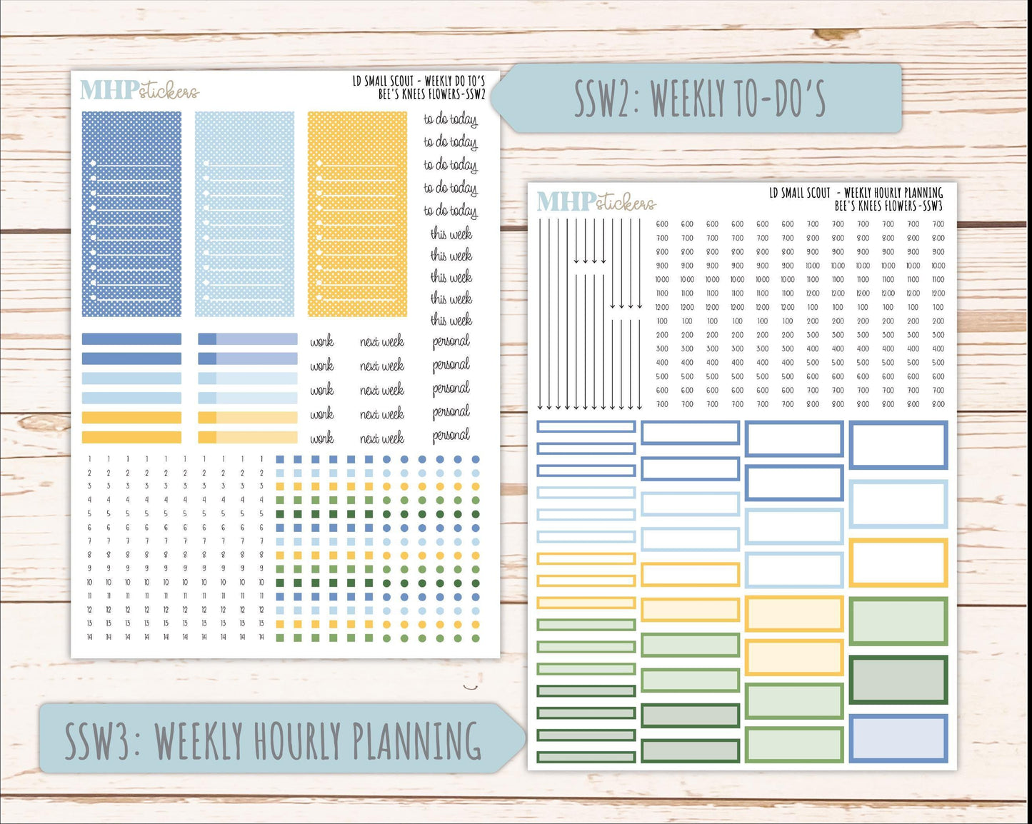 APRIL 2026 Stickers for the Small Scout Planner. For Laurel Denise Planners. "Bee's Knees Flowers" ||SS