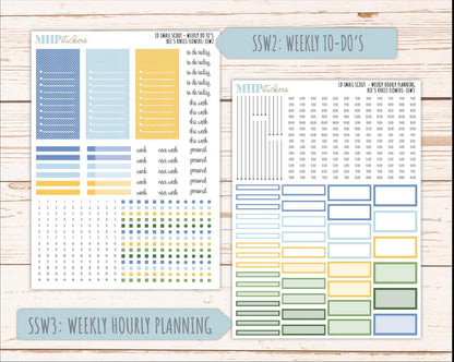 APRIL 2026 Stickers for the Small Scout Planner. For Laurel Denise Planners. "Bee's Knees Flowers" ||SS