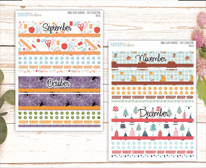 Monthly Headers Set for Laurel Denise Small Scout Planner. 2025 Collection (A) || LD428