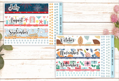 Monthly Headers Set for Laurel Denise Large|| LD400 & LD401
