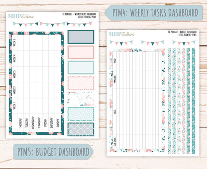 MAY 2025 Stickers for The Scout Laurel Denise Planner (formerly Portrait Planner). "Little Flowers" || PTLF