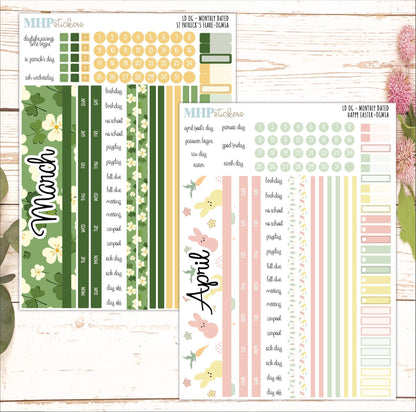 12 Monthly Sheet Set for Laurel Denise Large Planner. 2025 Designs || LD426