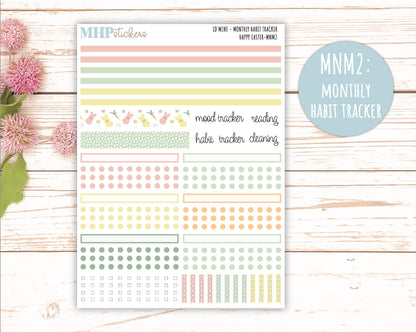 APRIL 2025 Stickers for Small Horizontal & Vertical Laurel Denise Planners. (Formerly Mini Planner) "Happy Easter" || MNHE