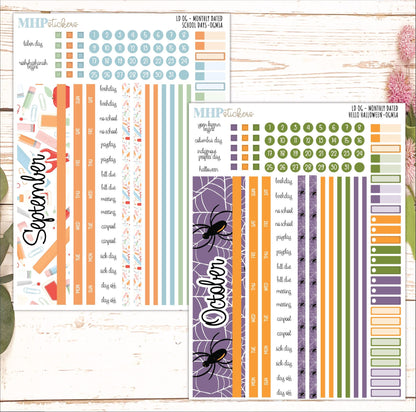 12 Monthly Sheet Set for Laurel Denise Large Planner. 2025 Designs || LD426