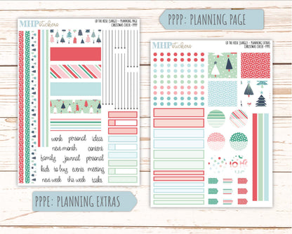 DECEMBER Stickers for the large Laurel Denise Rose Planner (Formerly Project Planner) "Christmas Cheer" || PP