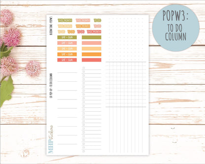 June 2025 Stickers for The Jo Laurel Denise Planner (Formerly Pop-Up Planner) "Bloom Time" || POPBT