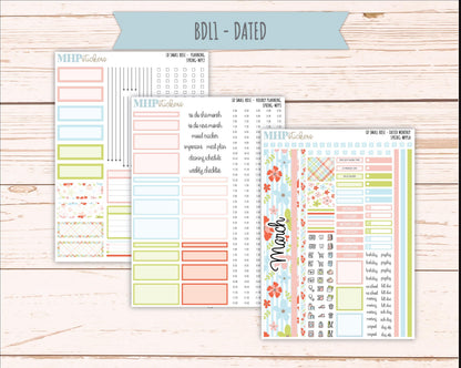 MARCH 2026 Stickers for The Small Rose Laurel Denise Planner (Formerly Mini Project Planner) "Spring" || MPP