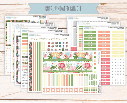 AUGUST 2025 Stickers for The Scout Laurel Denise Planner (formerly Portrait Planner). "Sunny Days" || PTSD
