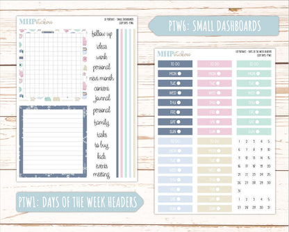 JANUARY 2025 Stickers for The Scout Laurel Denise Planner (formerly Portrait Planner). "Cozy Days" || PTCD