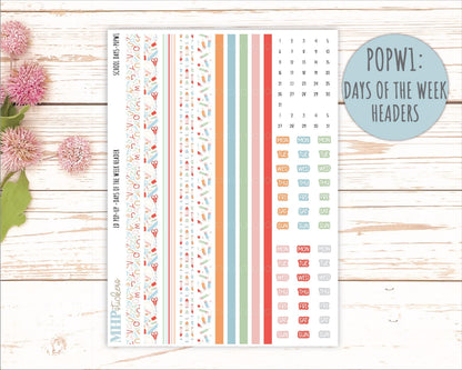 September 2025 Stickers for The Jo Laurel Denise Planner (Formerly Pop-Up Planner) "School Days" || POP