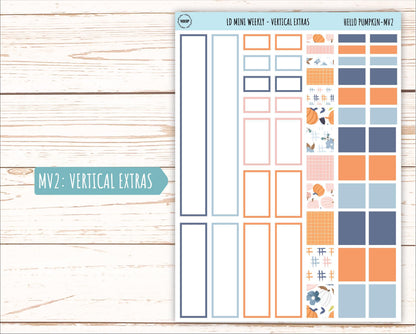 November Stickers for Small Horizontal & Vertical Laurel Denise Planners. (Formerly Mini Planner) "Hello Fall" || MHF