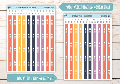 OCTOBER Stickers for The Scout Laurel Denise Planner (formerly Portrait Planner). "Boo to You" || PBY