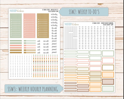 APRIL 2026 Stickers for the Small Scout Planner. For Laurel Denise Planners. "Easter Garden" ||SS