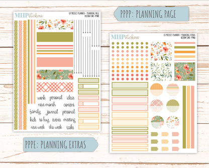 JUNE Stickers for the large Laurel Denise Rose Planner (Formerly Project Planner) "Bloom Time" || PPBT